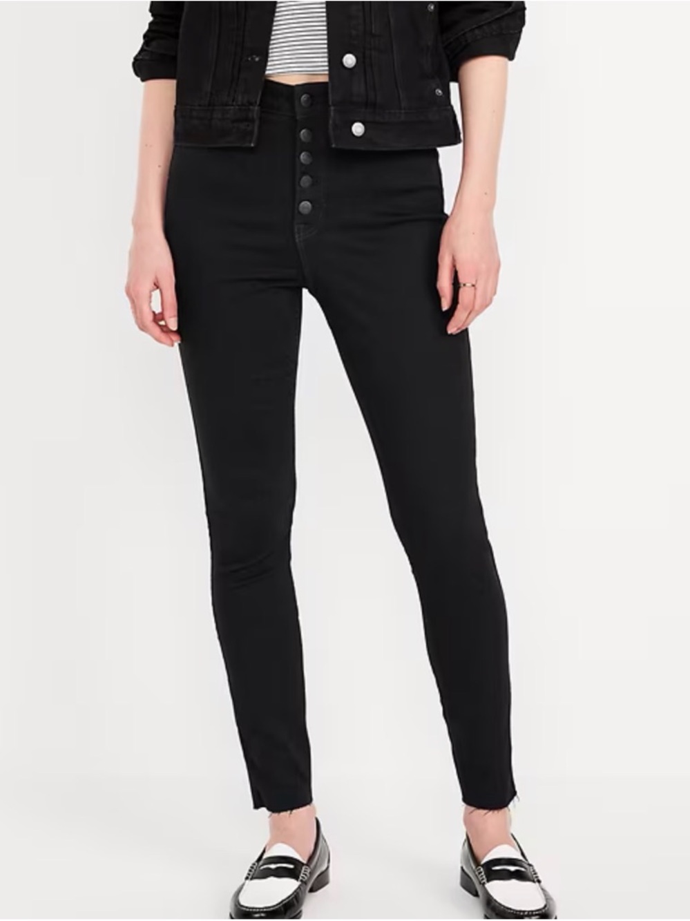 Extra High-Waisted Rockstar 360° Stretch Super-Skinny Jeans (12 tall)